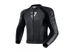 Rebelhorn VANDAL AIR černá kožená textilní bunda na motorku