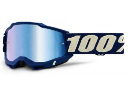 100% MX brýle ACCURI 2 brýle Deepmarine, zrcadlové modré plexi