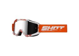 SHOT RACING IRIS JET oranžové/bílé krosové brýle