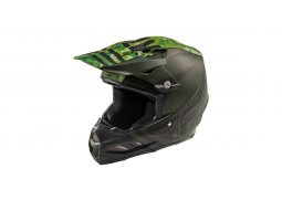 FLY RACING F2 CARBON GRANITE helma tmavě zelená černá, L