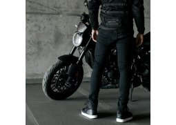 REBELHORN EAGLE III slim fit černé textilní kalhoty jeans