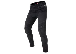 REBELHORN EAGLE III slim fit černé keprové kalhoty jeans