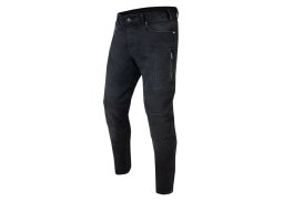 REBELHORN RAGE II zúžené černé džínové kalhoty