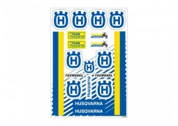 BLACKBIRD sada univerzálních polepů Husqvarna vintage logo