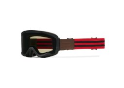 IMX ENDURANCE RUST BLACK MATT/RED brýle - sklo DARK SMOKE + CLEAR (2 SZYBY W ZESTAWIE)