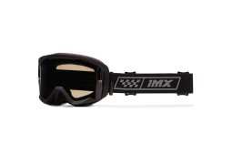 IMX ENDURANCE RACE BLACK MATT/GREY brýle - sklo DARK SMOKE + CLEAR (2 SZYBY W ZESTAWIE)