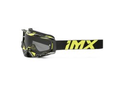 IMX DUST GRAPHIC FLUO YELLOW GLOSS/BLACK brýle - sklo DARK SMOKE + CLEAR (2 SZYBY W ZESTAW