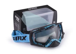 IMX DUST GRAPHIC BLUE/BLACK MATT brýle - sklo DARK SMOKE + CLEAR