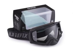 IMX DUST BLACK MATT brýle - sklo DARK SMOKE + CLEAR