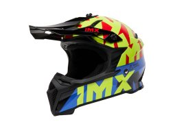 IMX FMX-02 BLACK/FLUO YELLOW/BLUE/FLUO RED GLOSS GRAPHIC helma