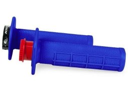 RACETECH 2022 gripy r20 zajišťovací rukojeť (22+25mm) modrá + 8 adaptérů
