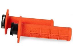 RACETECH 2022 gripy r20 zajišťovací rukojeť (22+25mm) neon oranžová + 8 adaptérů