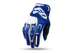 UFO 2023 rukavice na motokros IRIDIUM barva bílá / modrá