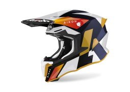 Airoh 2023 motokros helma TWIST 2.0 LIFT  bílá / modrá / lesklá