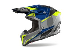 Airoh 2023 motokros helma AVIATOR 3.0 Push modrá / žlutá