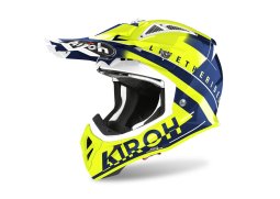 Airoh 2023 motokros helma AVIATOR Ace Amaze modrá / žlutá