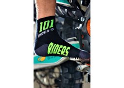 101 RIDERS ponožky ACTION černé/neon