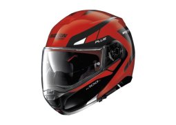 Moto helma Nolan N100-5 Plus Milestone N-Com Corsa Red 54