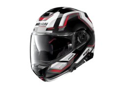Moto helma Nolan N100-5 Upwind Glossy Black N-Com 61