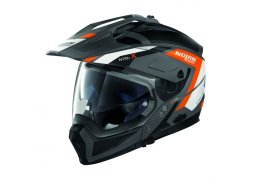 Moto helma Nolan N70-2 X Grandes Alpes N-Com Flat Lava Grey 24