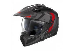 Moto helma Nolan N70-2 X Decurio N-Com Flat Black 29