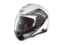 Moto helma Nolan N104 Absolute Tech N-Com Metal White 28