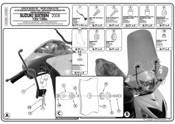 KAPPA montážní sada SUZUKI SIXTEEN 125-150 (08-12)