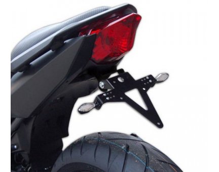 Držák SPZ YAMAHA XJ6/ F/ Diver 09-16, nastavitelný, černý, s držákem odrazky