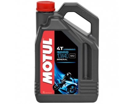 MOTUL 3000 4T 10W40 4 litry, olej pro motorky YAMAHA XV 1900 MIDNIGHT STAR rok 06-15