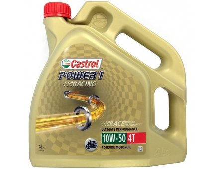 Castrol Power 1 Racing 4T 10W50 4 litry, olej pro motorky HONDA CB 450 rok 86-88