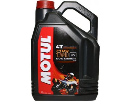 MOTUL 7100 4T MA2 10W40 4 litry, olej pro motorky HONDA PC 800 PACIFIC COAST rok 88-98