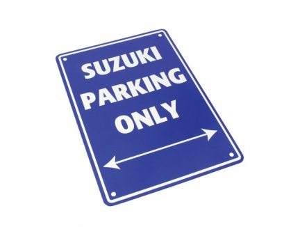 Parkovací cedule ''Suzuki parking only''