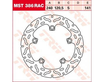 TRW MST386RAC brzdový kotouč, zadní SUZUKI GSR 750 rok 11-14