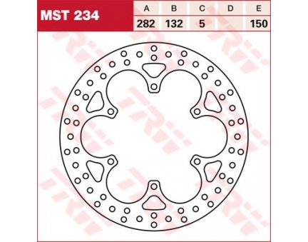 TRW MST234 brzdový kotouč, přední YAMAHA XT 600 E rok 95-03