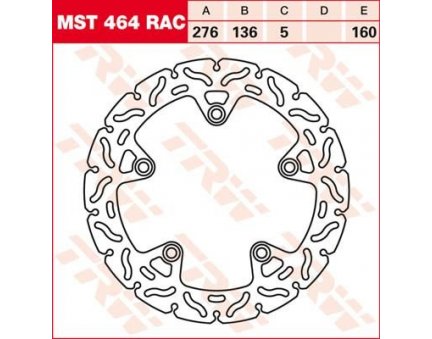 TRW MST464RAC brzdový kotouč, zadní BMW R 1200 GS rok 13-15