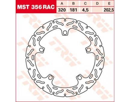 TRW MST356RAC brzdový kotouč, přední BMW R 1200 C CLASSIC rok 04-05