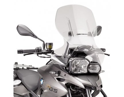 Kappa KAF5107 Airstream přední plexi, čiré. maximální výška 53 cm (12 cm nástavec), šířka 51 cm pro BMW F 700 GS (13-17) BMW F 700 GS rok 11-17