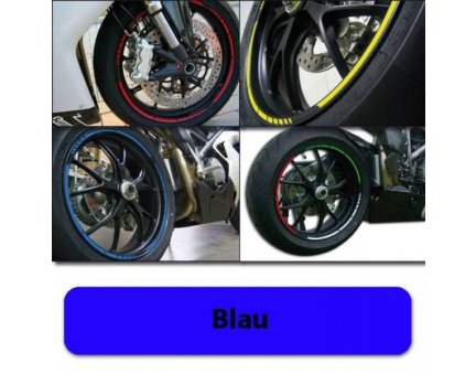 Proužky na ráfky GP Style, modré, 7mm široké, pro 16-19 palcová kola