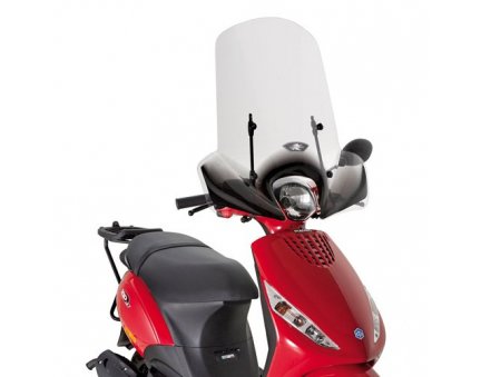 Kappa 6102AK přední plexi, čiré 52 x 66,6 cm (VxŠ) KYMCO Like 50 125 200i (09-16), PIAGGIO Zip 50 125 (00-12), PIAGGIO Zip 50 2T4T (13-19) PIAGGIO ZIP 125 rok 00-12