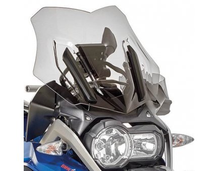 Kappa KD5124B nízké sportovní přední plexi, zatmavené 35 x 45 cm (VxŠ) BMW R 1200 GS (13-18), BMW R 1200 GS Adventure (14-18), BMW R 1250 GS -19, BMW R 1250 GS Adventure -19 BMW R 1200 GS rok 16-18