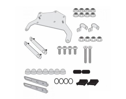 Kappa KTL5108PLRKIT montážní kit pro upevnění KS250 Tool Box na KLR5108 BMW R 1200 GS (13-18), BMW R 1200 GS Adventure (14-18), BMW R 1250 GS -19, BMW R 1250 GS Adventure -19 BMW R 1200 GS rok 13-18