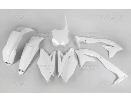 UFO kompletní plasty KAWASAKI KXF 450 18, barva bílá