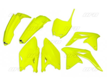 UFO kompletní plasty SUZUKI RMZ 250 14-18, barva žlutá fluo