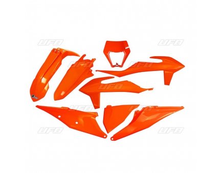 UFO kompletní plasty KTM EXC/EXC-F 20, barva oranžová fluo