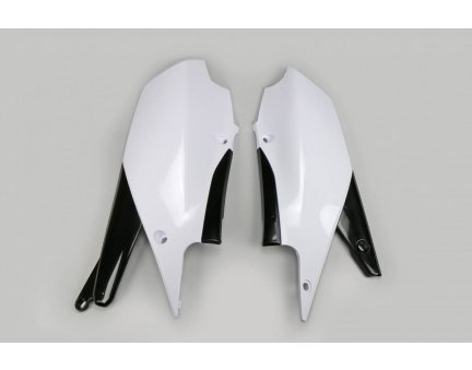 UFO boční tabulky zadní YAMAHA YZF 250 19-20, YZF 450 18-20, WR 250F 20, WR 450F 18-20, barva bílá