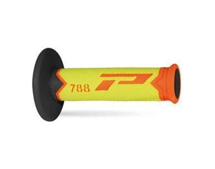 PROGRIP gripy PG788 OFF ROAD (22+25mm, délka 115mm) barva oranžová fluo/žlutá fluo/černá (trojdílné) (788-281)