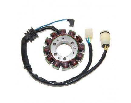 ELECTROSPORT Stator (vinutí) alternátoru HONDA TRX 300FW Fourtrax 88-00 (12 polový) s kabelem na světla