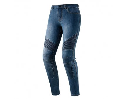 Rebelhorn VANDAL LADY DENIM WASHED modré dámské jeans kevlarové kalhoty na motorku