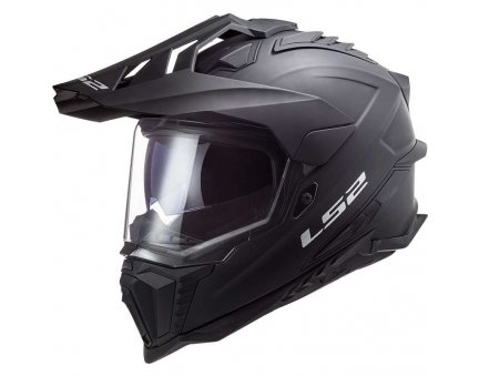 LS2 MX701 EXPLORER SOLID MATT BLACK enduro helma, L