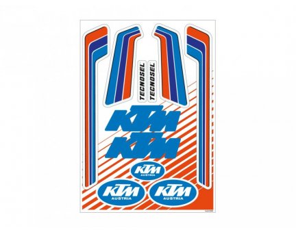 BLACKBIRD sada univerzálních polepů KTM vintage logo